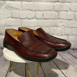 Tod’s Burgundy Leather Loafers Women’s Size 7–12 Italian Designer Flats